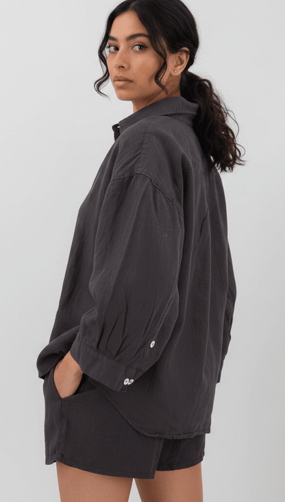 women_fashion - littlescollectionLinen setAgnes Linen Top Womencasual top