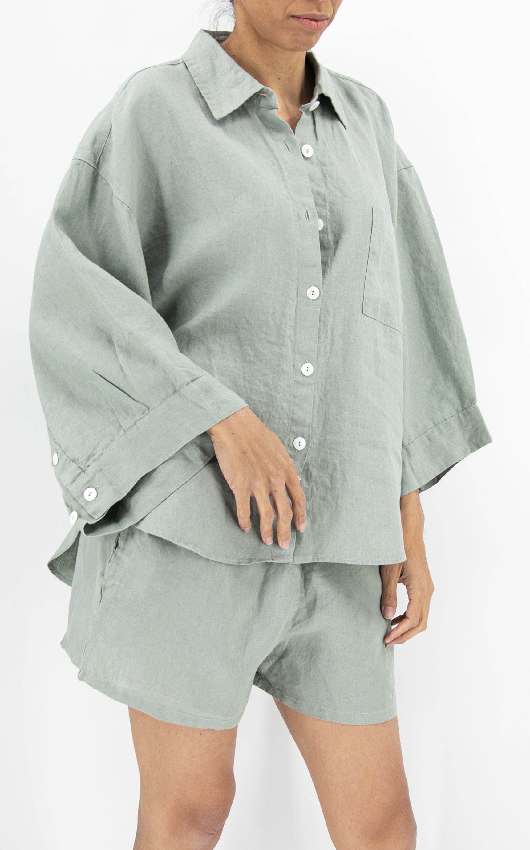 women_fashion - littlescollectionLinen setAgnes Linen Top Womencasual top