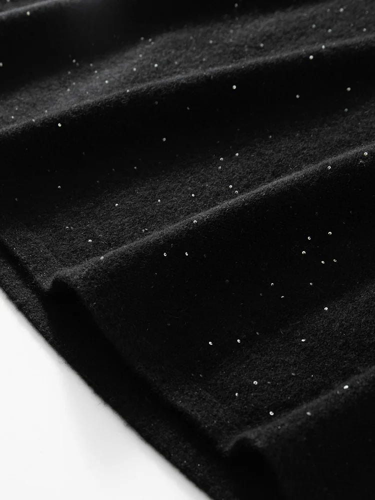 BohoLittlesEdit - Cashmere skirts - 100% Cashmere Pleated Ankle Skirt
