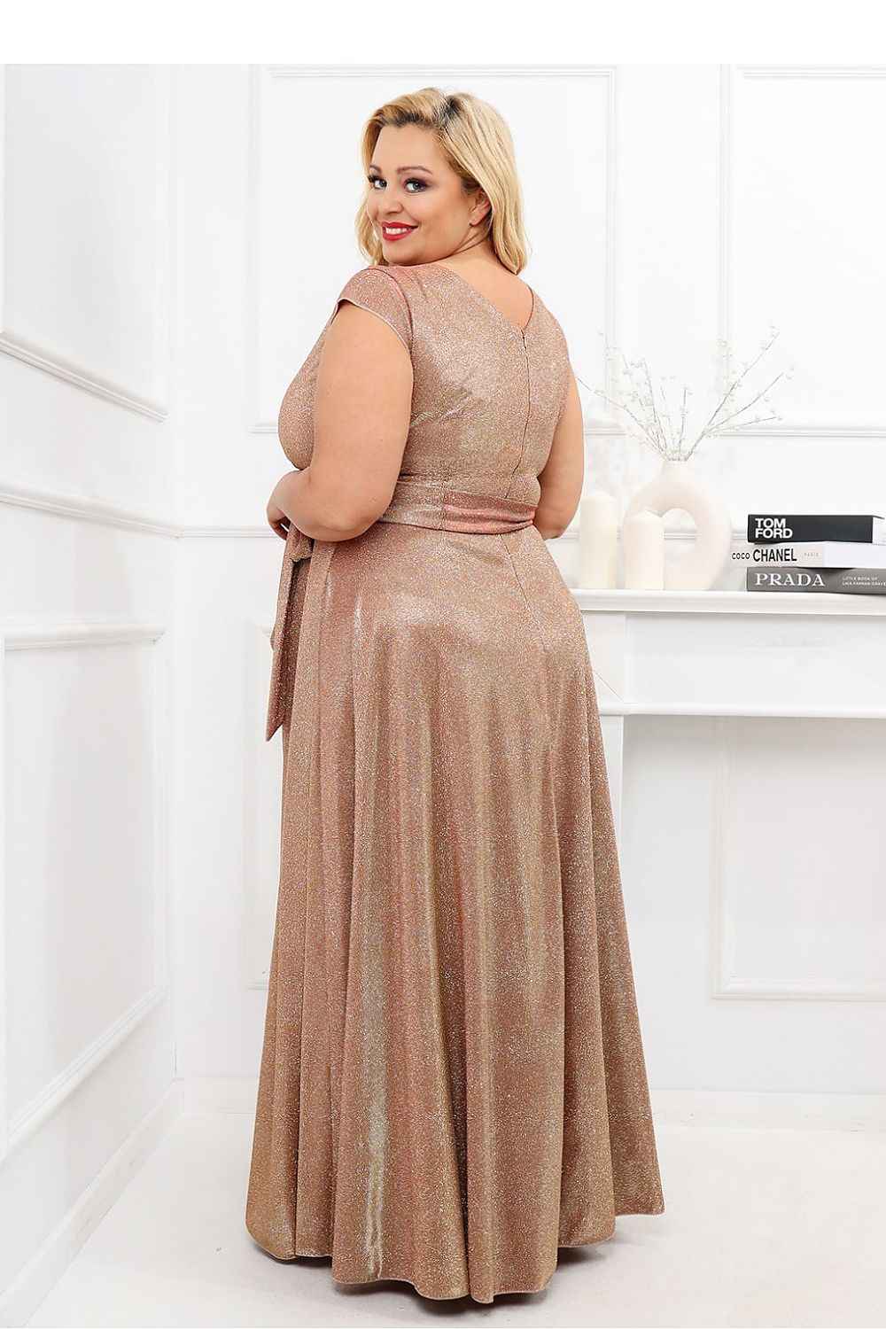 Plus size Waist Tie Cotton Long dress