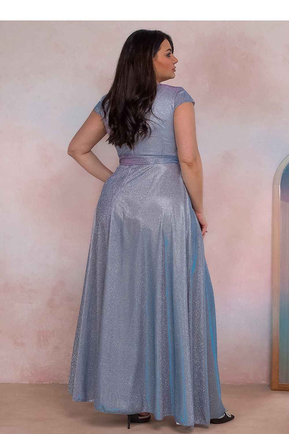 Plus size Waist Tie Cotton Long dress