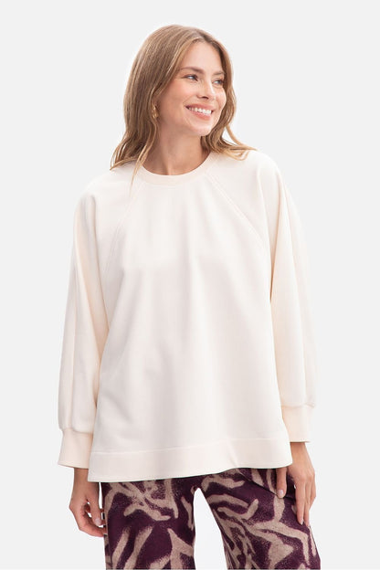 women_fashion - littlescollectionSweatshirt womenStylish Raglan Oversized Cotton Sweatshirt OF EleganceMatterhorn_Color_beige