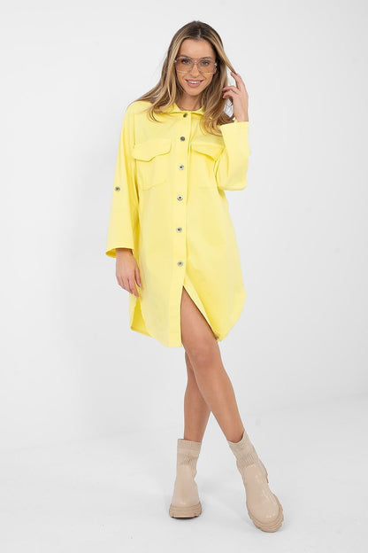 women_fashion - littlescollectionCotton dressDaydress Rou Paris Cotton Midi Shirt CollarMatterhorn_ProductId_223795