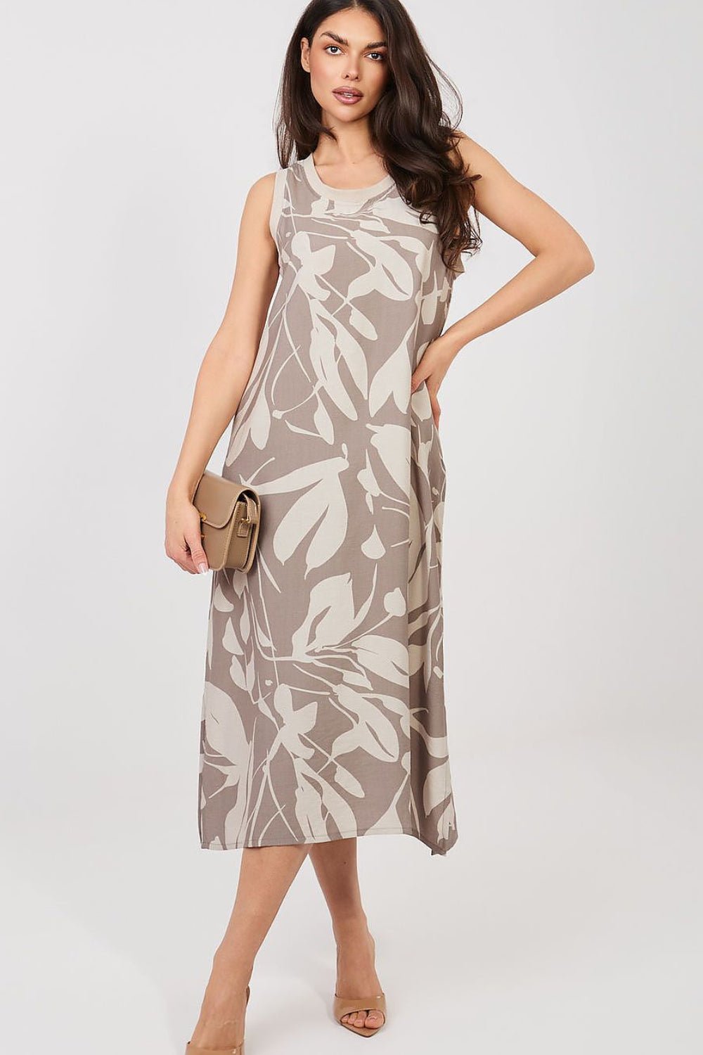 women_fashion - littlescollectionCotton dressBoho Sleeveless Midi Daydress | Botanical Print Viscosesleeveless dress