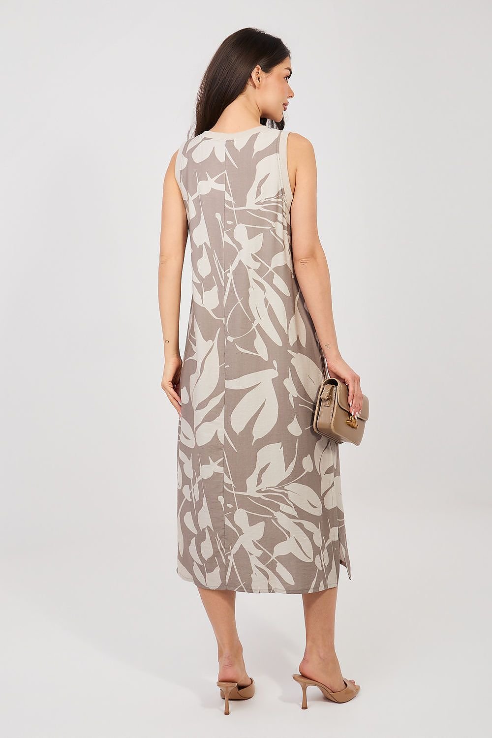 women_fashion - littlescollectionCotton dressBoho Sleeveless Midi Daydress | Botanical Print Viscosesleeveless dress