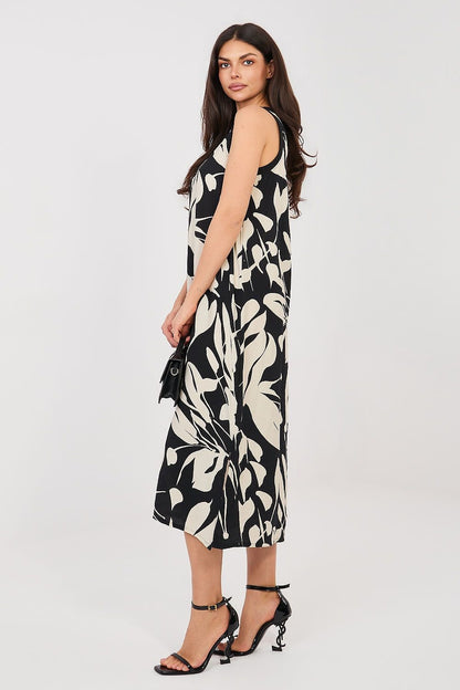 women_fashion - littlescollectionCotton dressBoho Sleeveless Midi Daydress | Botanical Print Viscosesleeveless dress