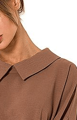 women_fashion - littlescollectionDressMoe Tunic Dress With Chain Neckline Detail and Long Sleevescasual dress