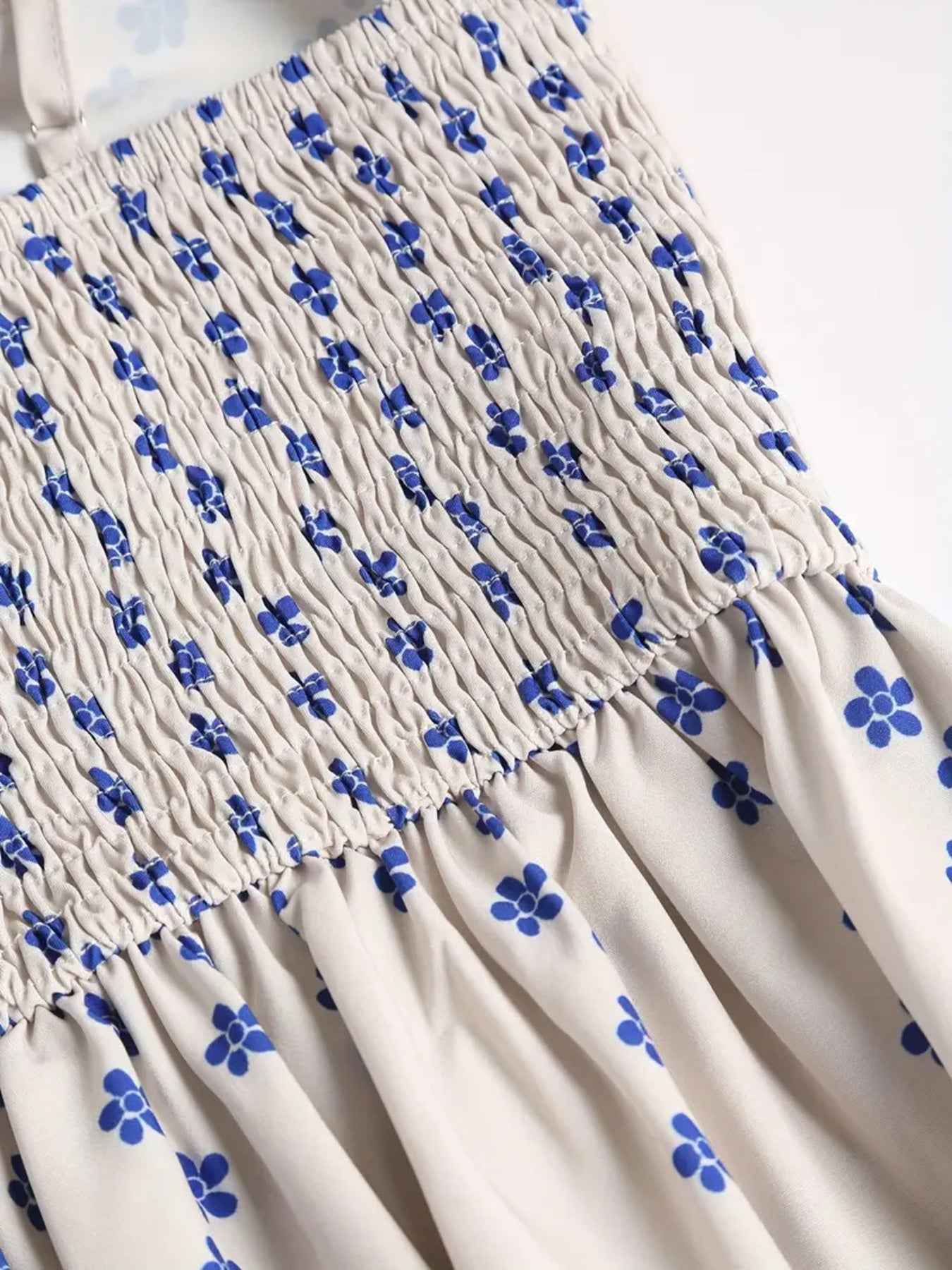 women_fashion - littlescollectionDressSardine Print Spaghetti Strap Midi - Women&