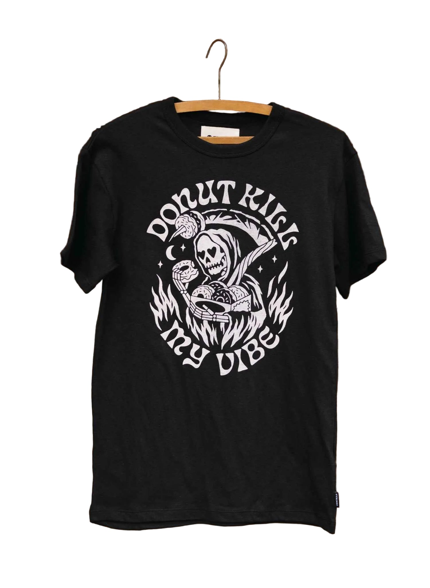 women_fashion - littlescollectionT-shirtVintage Graphic Tee Shirt Women Donut Kill My Vibe Tee
