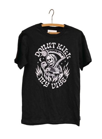 women_fashion - littlescollectionT-shirtVintage Graphic Tee Shirt Women Donut Kill My Vibe Tee