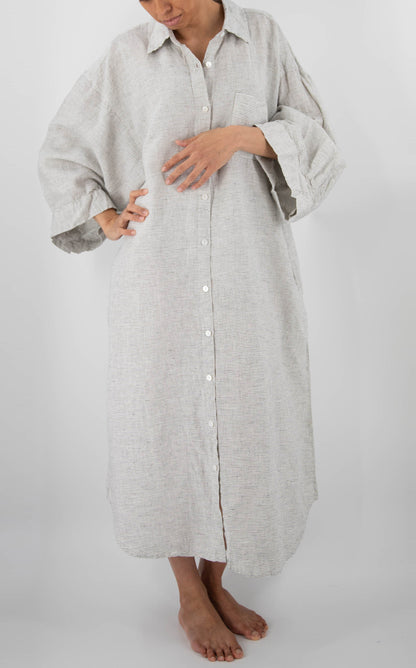 women_fashion - littlescollectionCotton dressMei French Linen House Dress – Oversized Japanese - Inspired LoungewearJapanese loungewear