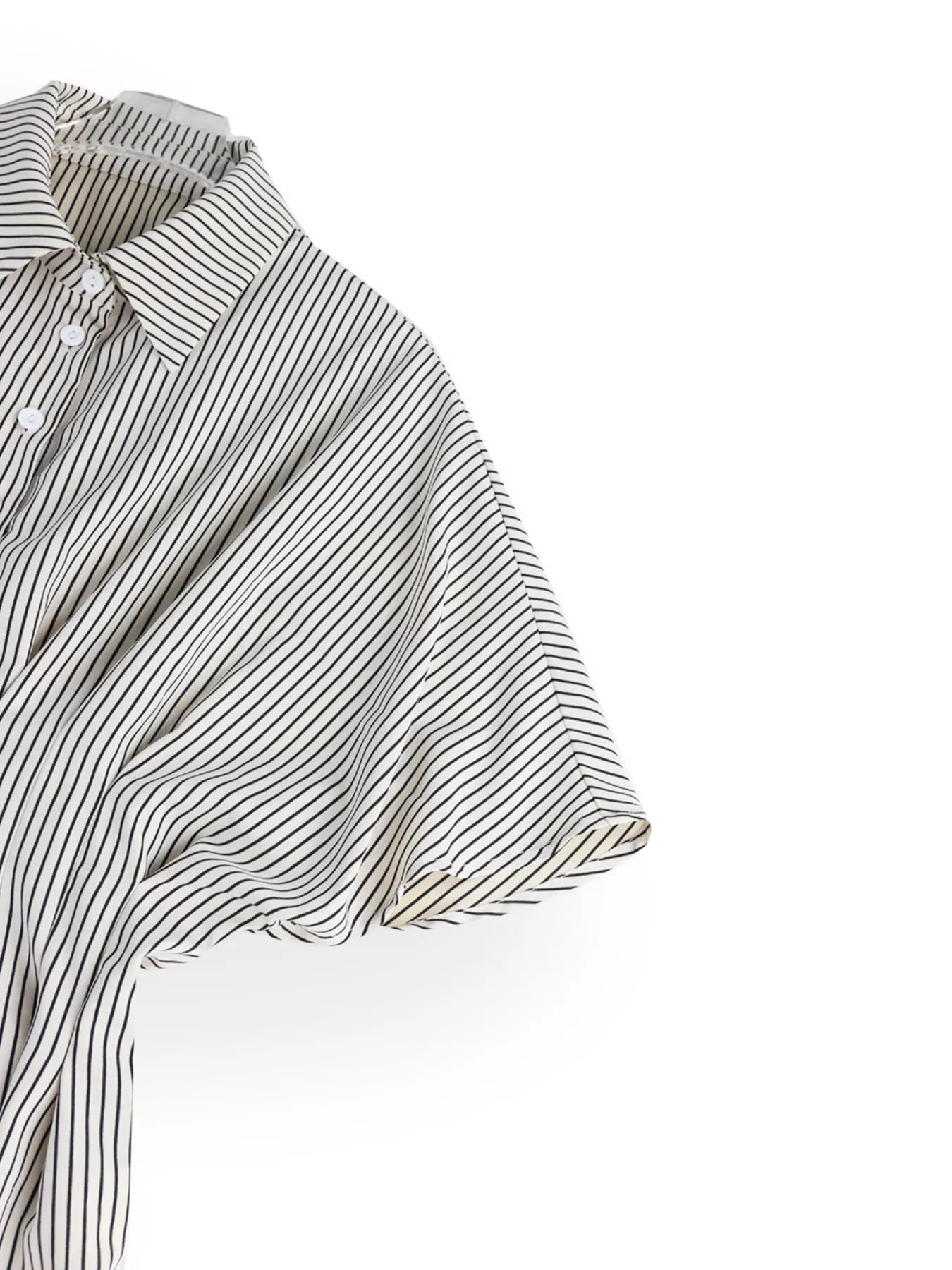 Striped shirt on a white background