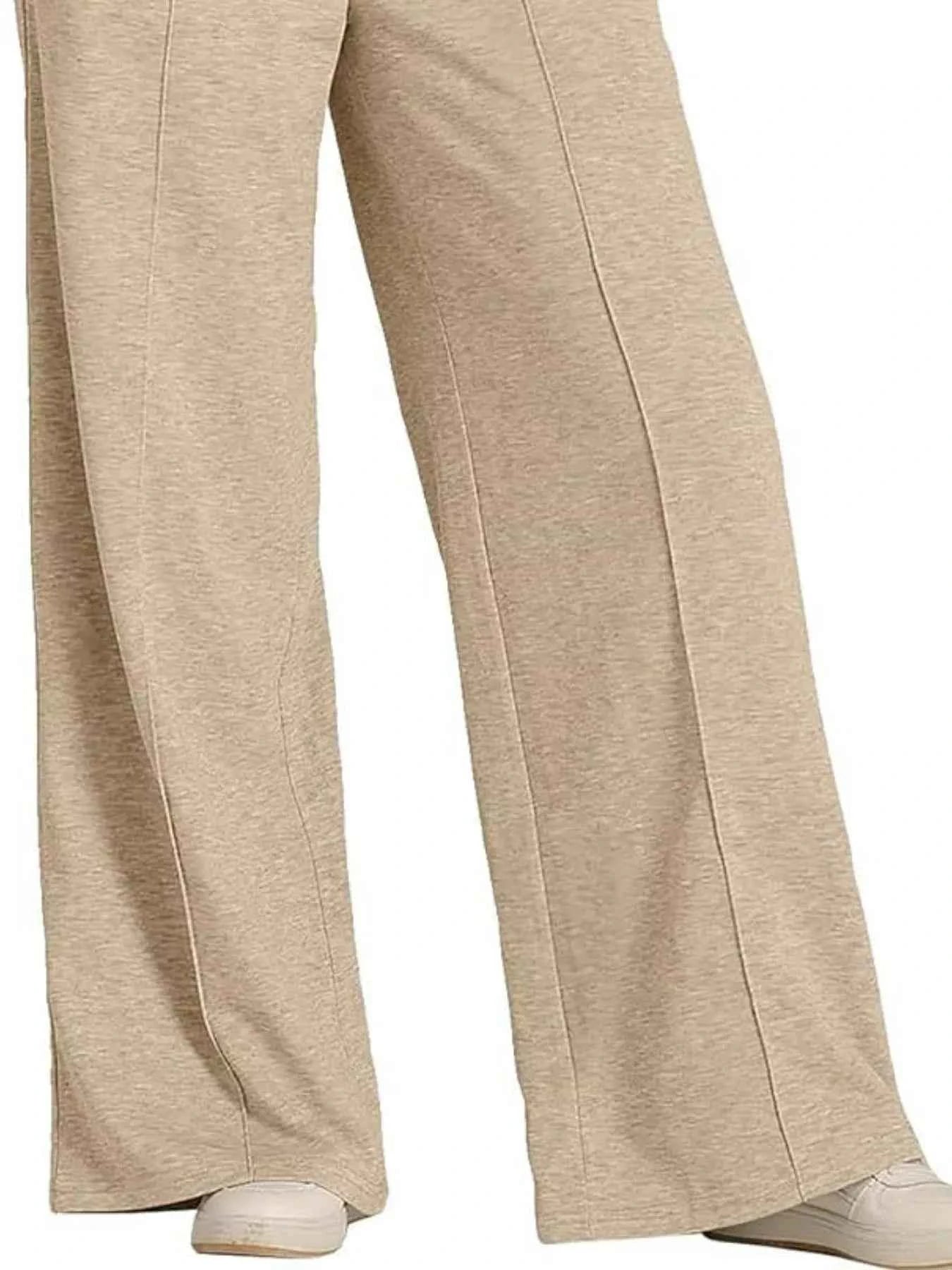 women_fashion - littlescollectionsweatpantsWide Leg Drawstring Sweatpants Womencomfortable pants women