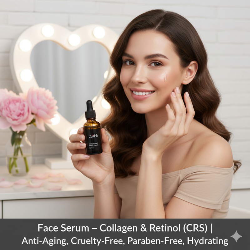 Face Serum – Collagen &amp; Retinol (CRS) | Anti-Aging, Cruelty-Free, Paraben-Free, Hydrating