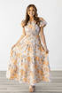 women_fashion - littlescollectionLong dressWildflower Smocked Vintage Cotton Dresscasual maxi dress