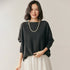BohoLittlesEdit - Cashmere Sweater - Luna 100% Cashmere Batwing Sleeve Sweater