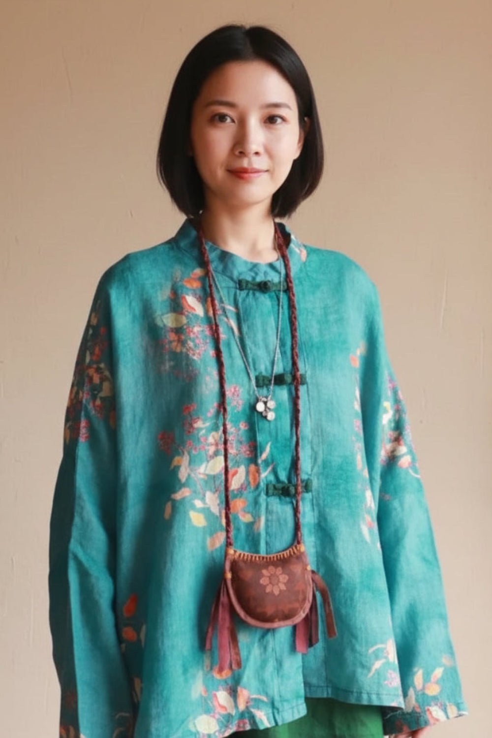 women_fashion - littlescollectionwomen blouseMira Vintage Linen Blousebutton front blouse