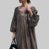 Dress Casual Oversized Vintage Vibes Lantern Sleeve Long Dress