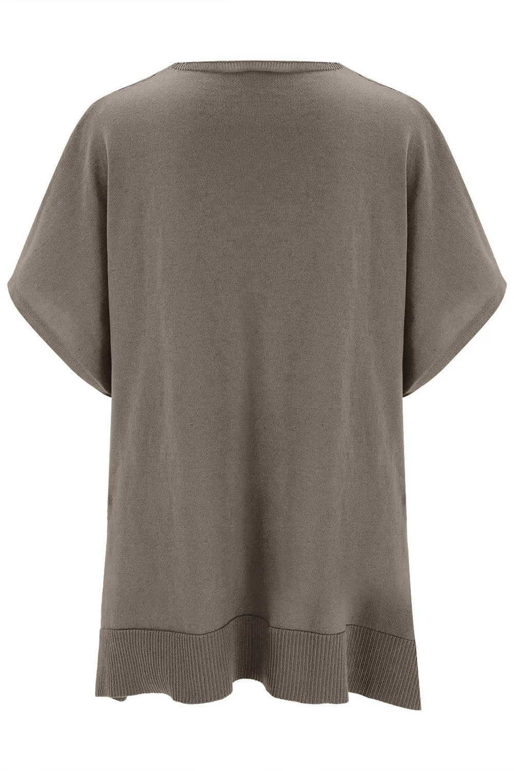 Brown sweater on a white background