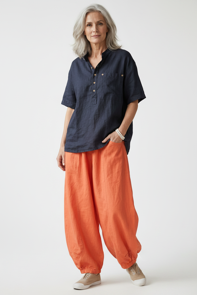 Women Plus Size Button Detail Short Sleeve Blouse