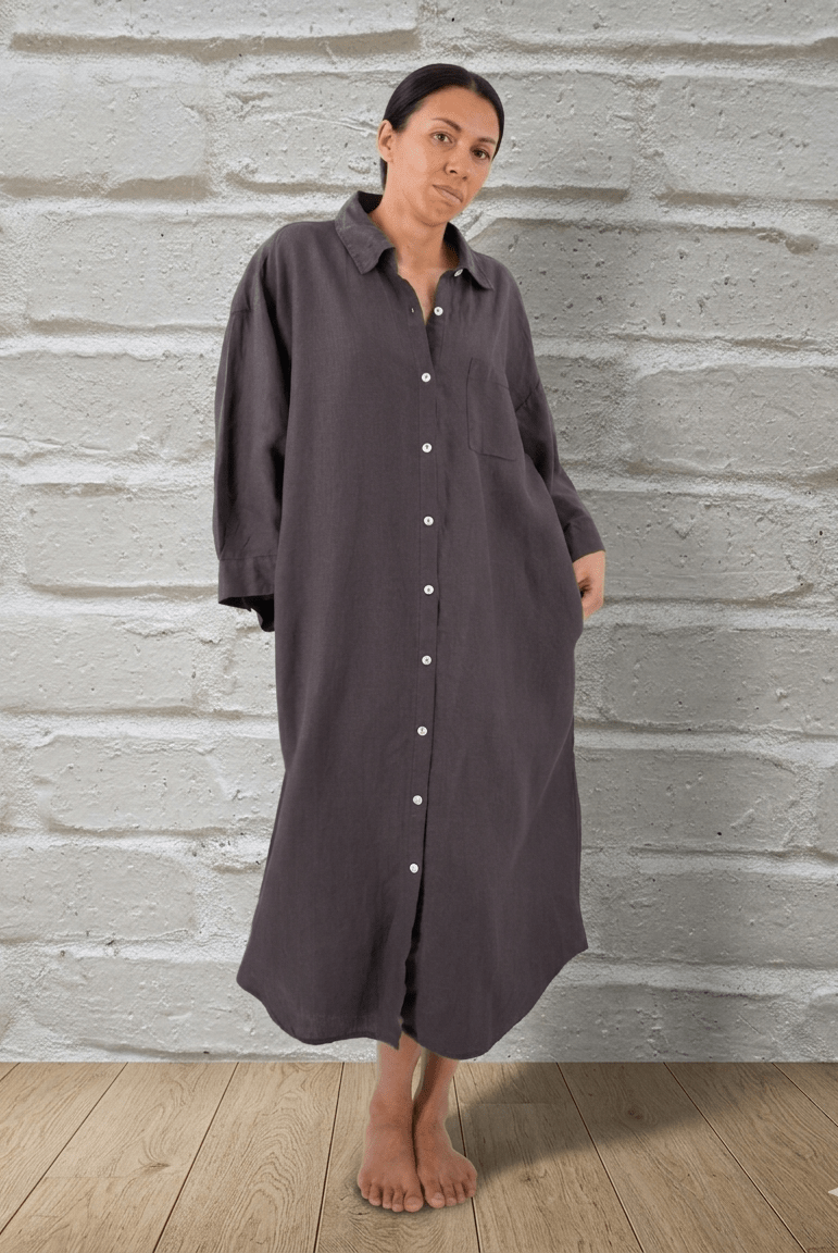 women_fashion - littlescollectionCotton dressMei French Linen House Dress – Oversized Japanese - Inspired LoungewearJapanese loungewear