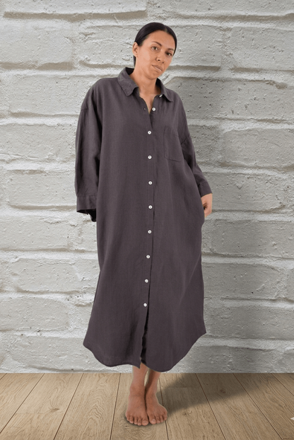 women_fashion - littlescollectionCotton dressMei French Linen House Dress – Oversized Japanese - Inspired LoungewearJapanese loungewear