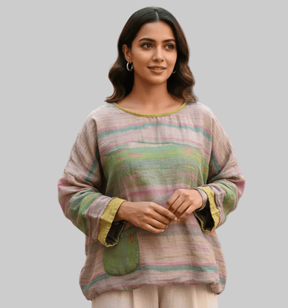 women_fashion - littlescollectionSweaterVintage Floral Patchwork Pullover Parka - Women&