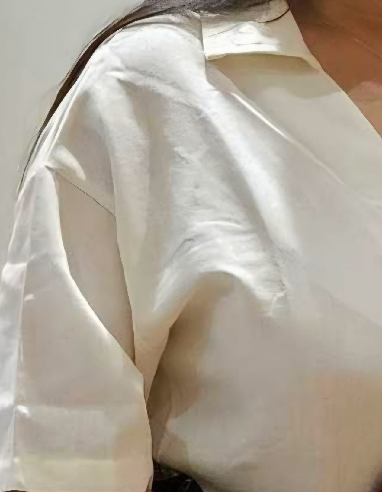 Vintage V-Neck Linen Cotton Shirt Collar Midi Dress Women