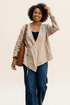 BohoLittlesEdit - blouse - Sienna Boho Wrap Linen Blouse