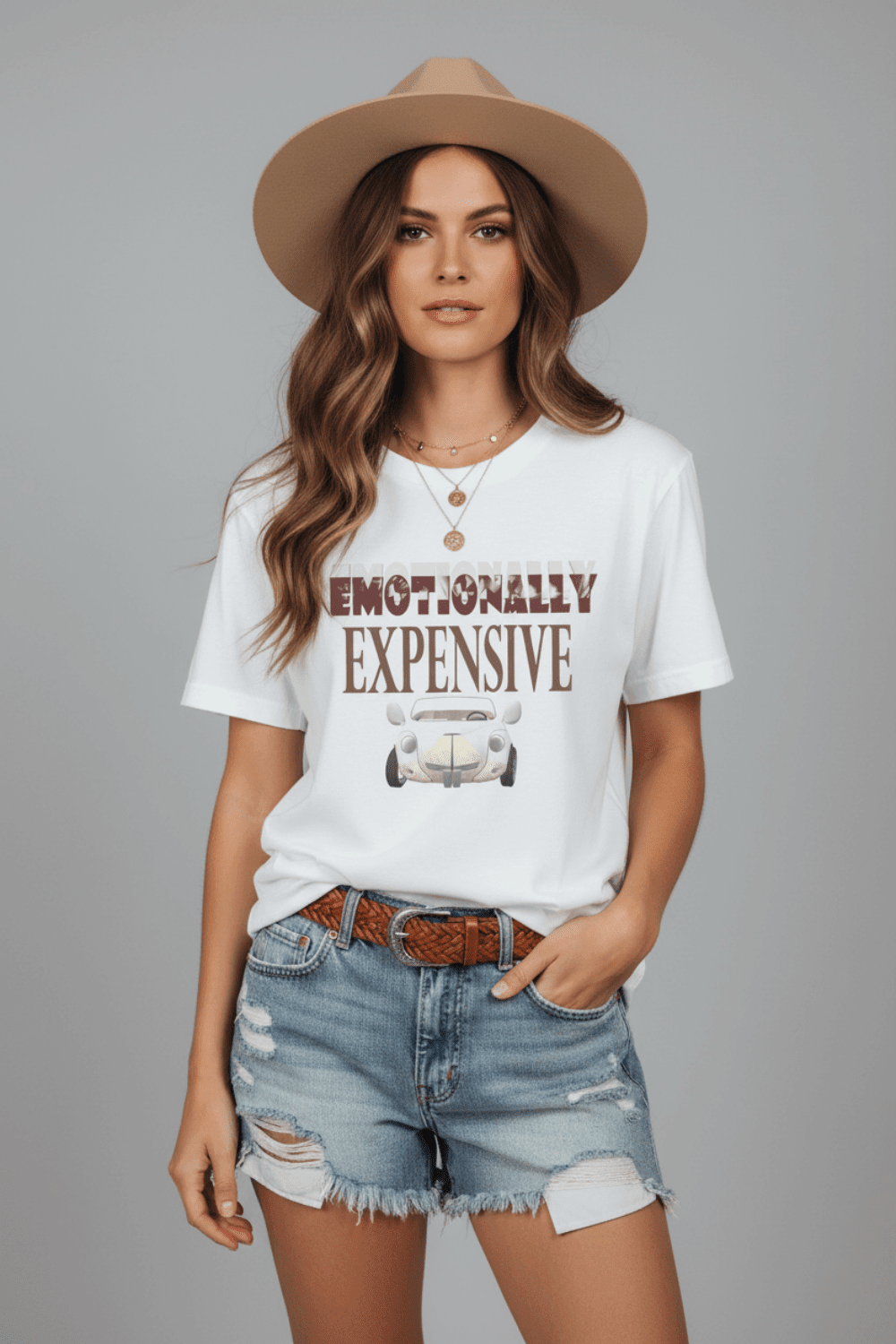 women_fashion - littlescollectiontshirtEmotionally Expensive Graphic Tee Cottoncotton tee