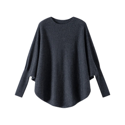 BohoLittlesEdit - Cashmere Sweater - Luna 100% Cashmere Batwing Sleeve Sweater